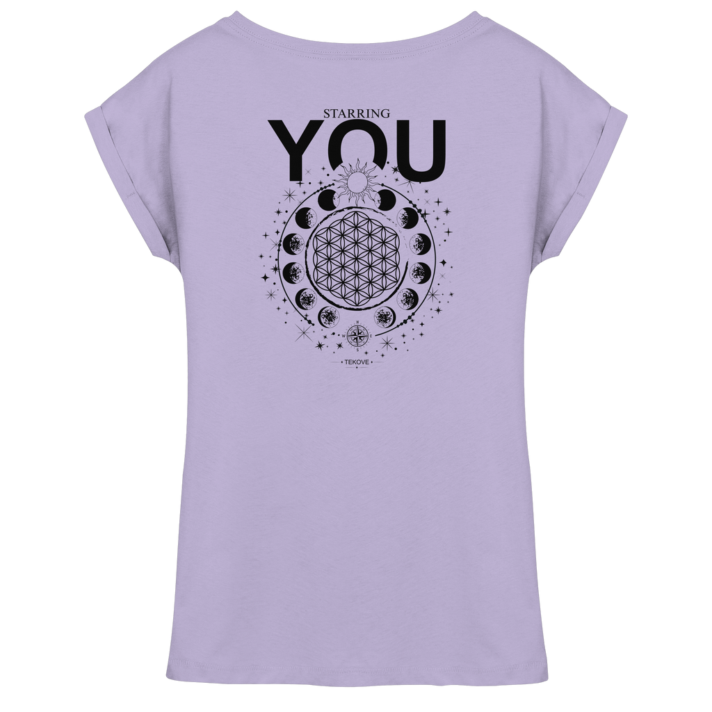 STARRING YOU – Damen-T-Shirt mit überschnittenen Schultern