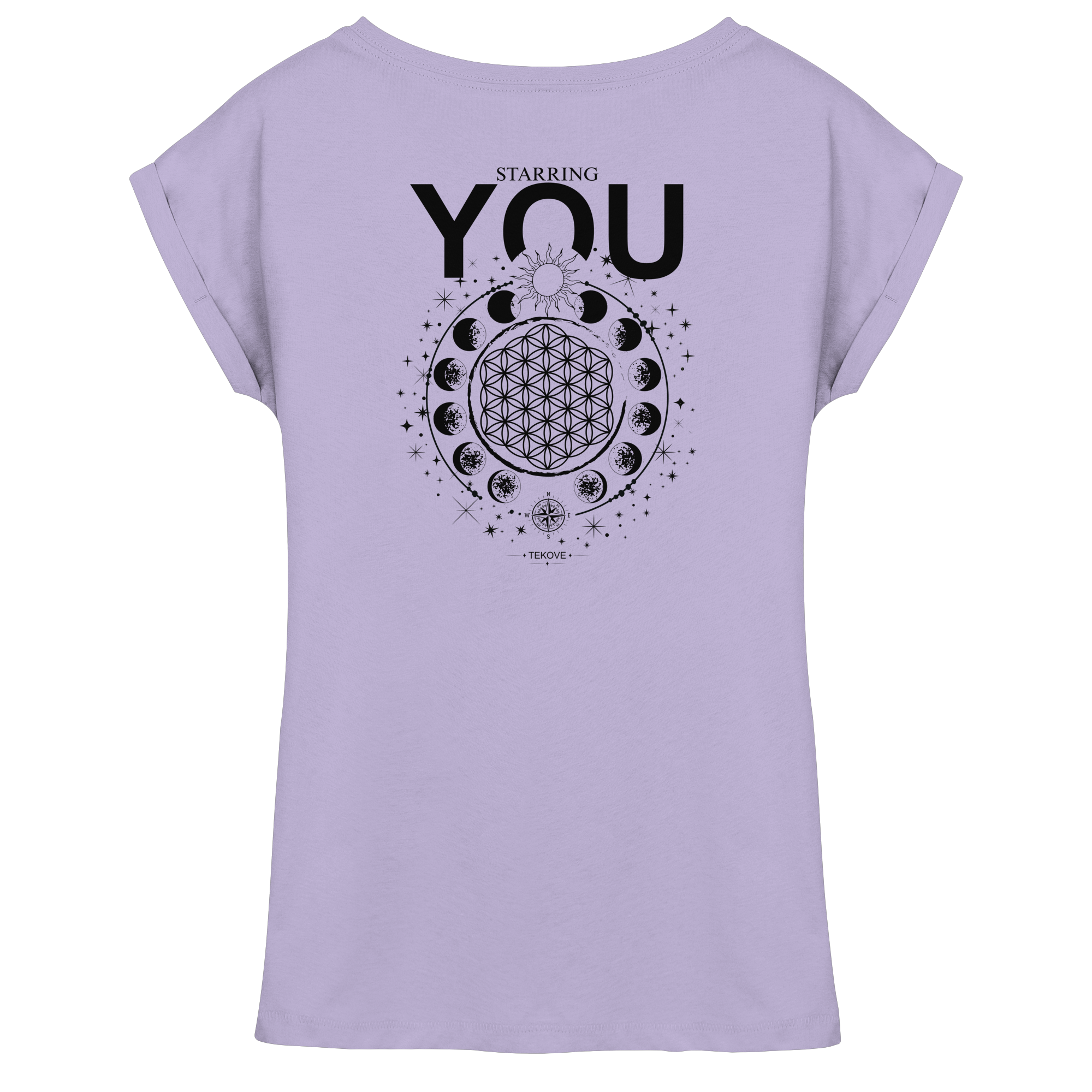STARRING YOU - Womens Extended Shoulder T-Shirt