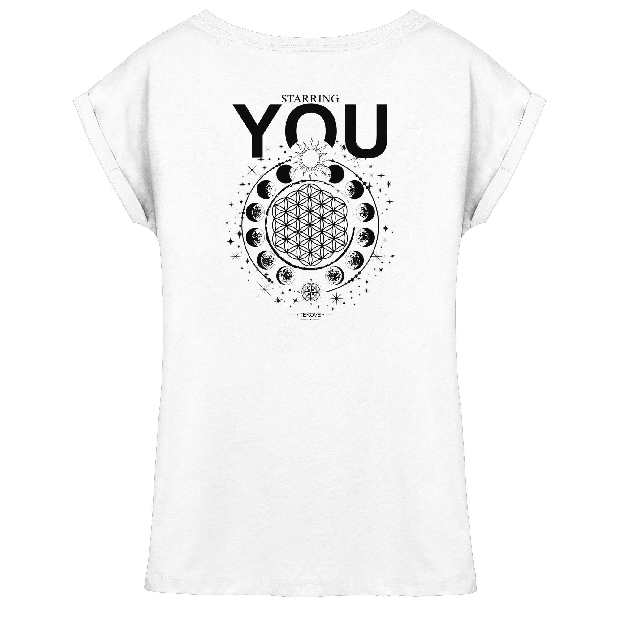 STARRING YOU - Womens Extended Shoulder T-Shirt